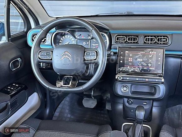 SBR GRUP CİTROEN C3 OTOMATİK ÇİFT RENK+G.GÖRÜŞ+KEYLESS+Ş.TAKİP