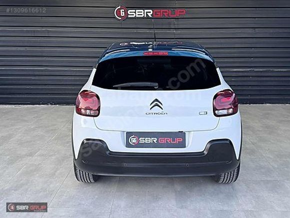 SBR GRUP CİTROEN C3 OTOMATİK ÇİFT RENK+G.GÖRÜŞ+KEYLESS+Ş.TAKİP
