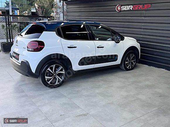 SBR GRUP CİTROEN C3 OTOMATİK ÇİFT RENK+G.GÖRÜŞ+KEYLESS+Ş.TAKİP