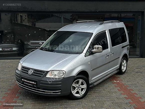 281.000KM VW CADDY 1.9 TDI COMBİ GÜMÜŞ GRİ AKSESUARLI