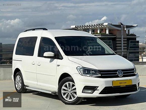 2017 VW CADDY EXCLUSİVE DSG KOLTUK ISITMA MASRAFSIZ