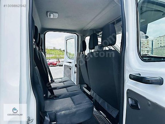 CESURDAN 2024 MODEL FORD TRANSİT 350M ÇİFT KABİN KLİMALI HATASIZ