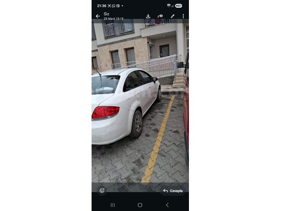 Sahibinden Fiat Linea 1.3 Multijet Active Plus 2014 Model  92.250 km Beyaz