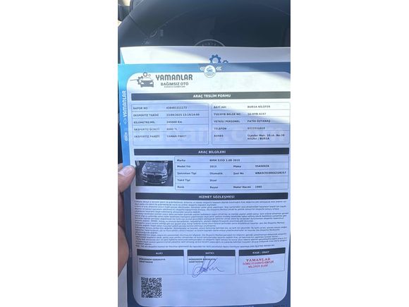 Sahibinden BMW 5 Serisi 525d xDrive 2015 Model 