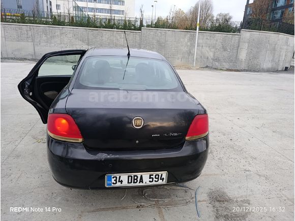 Sahibinden Fiat Linea 1.4 Fire Active Plus 2009 Model  210.000 km Siyah