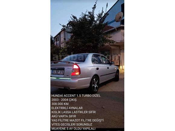 Sahibinden Hyundai Accent 1.5 CRDi GLS 2003 Model