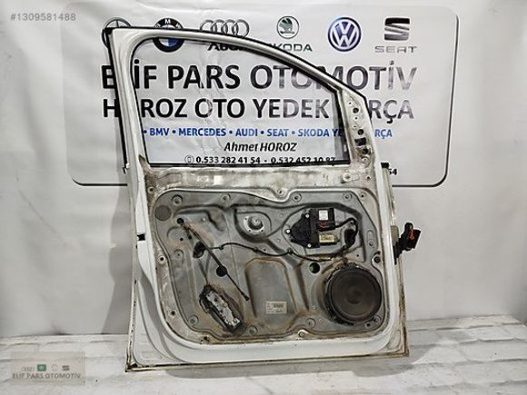 VOLKSWAGEN CADDY BEYAZ DOLU BOYALI SOL ÖN KAPI 2005-2010