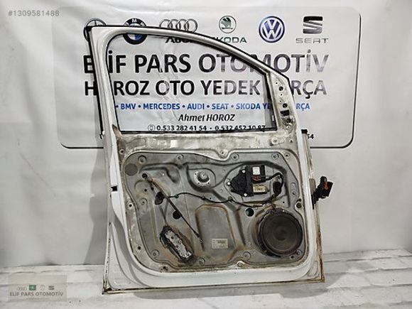VOLKSWAGEN CADDY BEYAZ DOLU BOYALI SOL ÖN KAPI 2005-2010