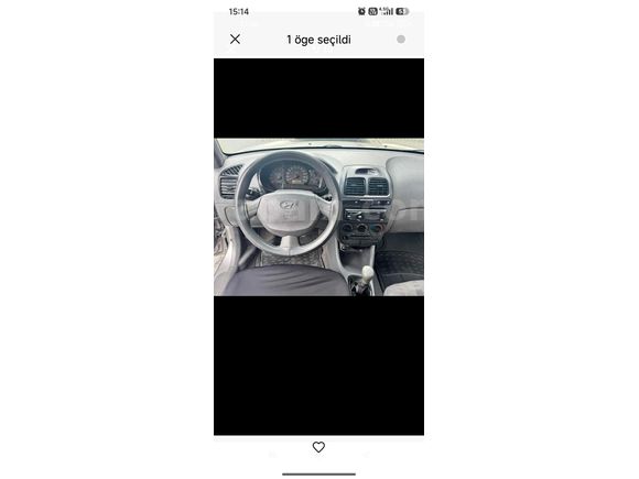 Sahibinden Hyundai Accent 1.5 CRDi Admire 2005 Model