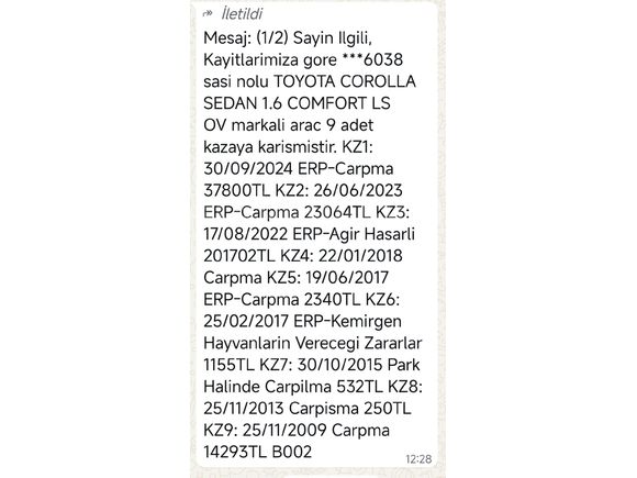 Toyota Corolla 1.6 Comfort LS 2010 Model