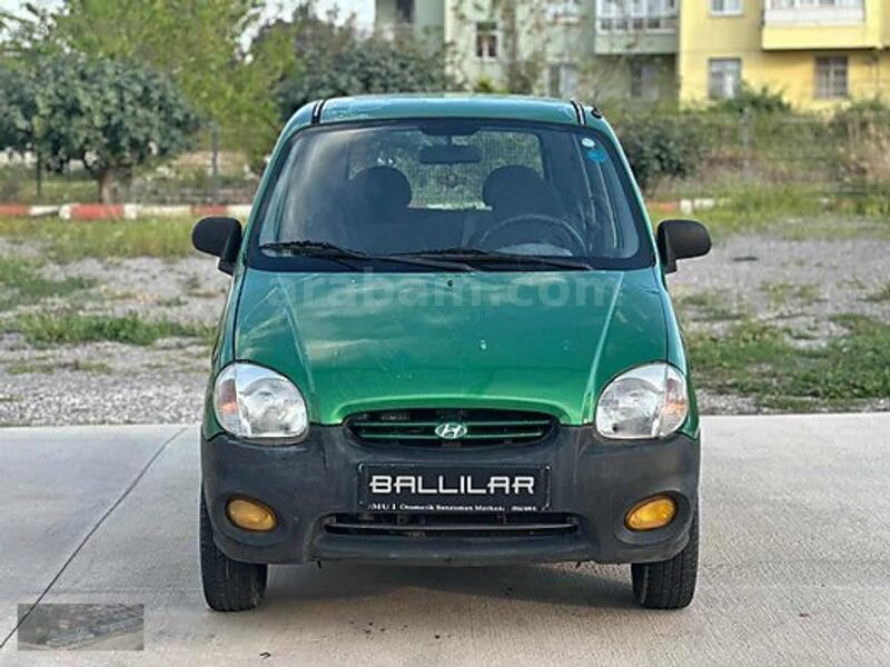 Galeriden Hyundai Atos 1.0 GLS 1999 Model Mersin 222.000 km Yeşil