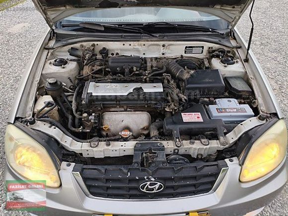 2004 MODEL 1.6 16 Valf ACCENT ADMİRE MÜKEMMEL TEMİZLİKTE