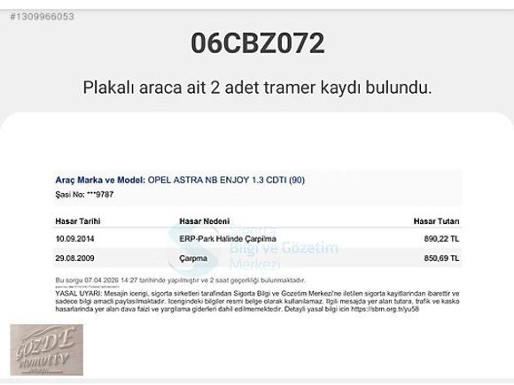 ÇOK TEMİZ 2009 ASTRA 1.3 CDTI ENJOY