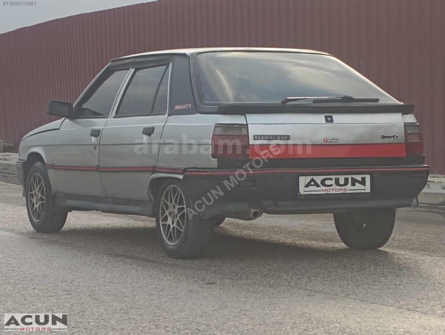 Galeriden Renault R 11 GTS 1988 Model Ankara 530.000 km Gri 5