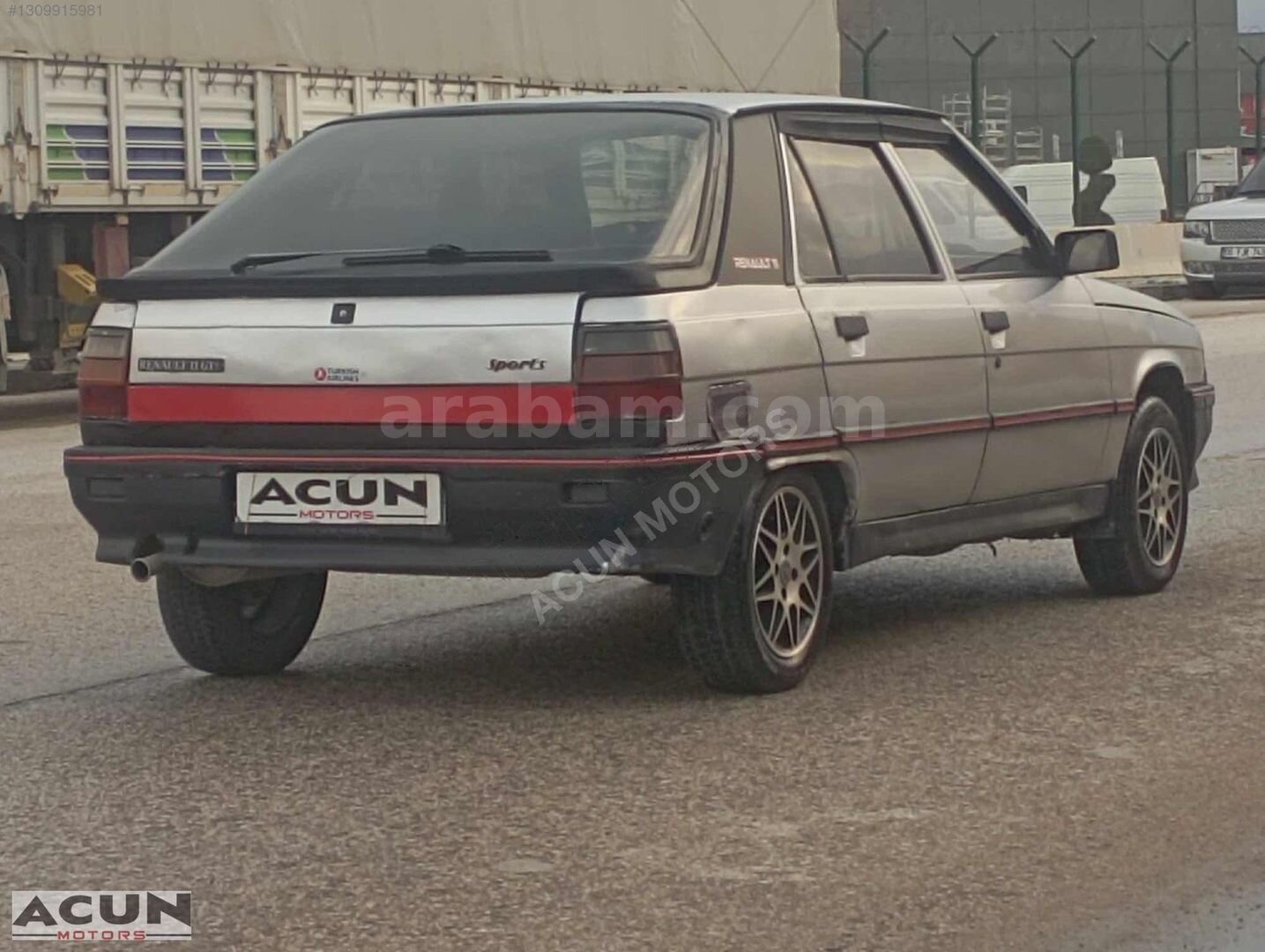 Galeriden Renault R 11 GTS 1988 Model Ankara 530.000 km Gri 7