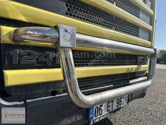 VSB GRUP 'dan 1997 SCANİA 124L/400 ROMÖRK ÇEKER TENTELİ KASA