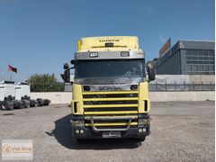VSB GRUP 'dan 1997 SCANİA 124L/400 ROMÖRK ÇEKER TENTELİ KASA