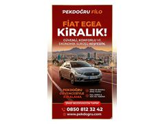 PEKDOĞRU FİLO'DAN -UZUN DÖNEM KİRALIK FİAT EGEA 