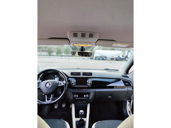 DEĞİŞENSİZ BOYASIZ TRAMERSİZ Sahibinden Skoda Fabia 1.2 TSI Style 2016 Model  Beyaz