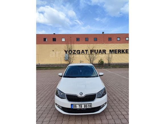 DEĞİŞENSİZ BOYASIZ TRAMERSİZ Sahibinden Skoda Fabia 1.2 TSI Style 2016 Model  Beyaz