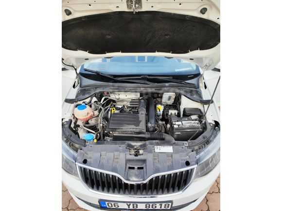 DEĞİŞENSİZ BOYASIZ TRAMERSİZ Sahibinden Skoda Fabia 1.2 TSI Style 2016 Model  Beyaz