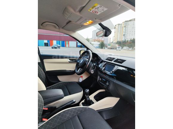 DEĞİŞENSİZ BOYASIZ TRAMERSİZ Sahibinden Skoda Fabia 1.2 TSI Style 2016 Model  Beyaz