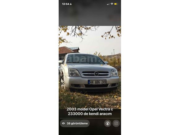 Sahibinden Opel Vectra 1.6 Comfort 2003 Model 