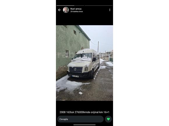 Sahibinden Volkswagen Crafter Turizm