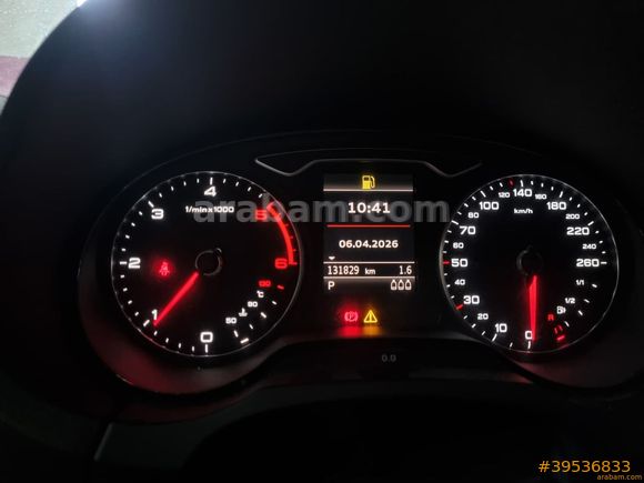 Gülerden A3 Sedan 1.6 TDI Attraction 2014 M 133.000   HATASIZ  TRAMERSİZ BAKIMLI