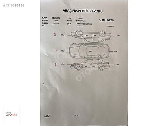 Cooper 1.5 D Chili Otomatik (İKİNCİ SAHİBİ&ORJİNAL&BAKIMLI)