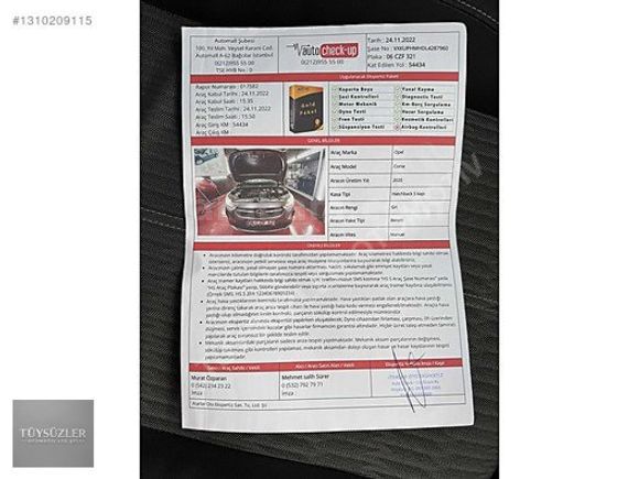 250bin Peşinat ile Senet 2020 Opel Corsa Orjinal 128bin km