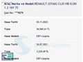FIRSAT ARACI RENAULT CLIO İCON