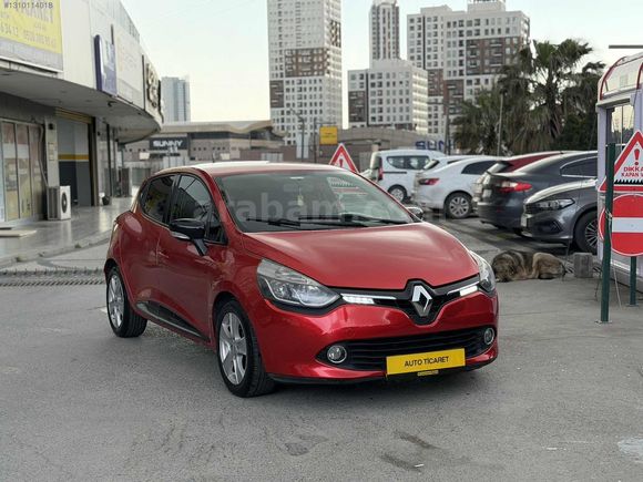 AUTO TİCARET RENAULT CLİO KIRMIZI OTOMATİK TOUCH PAKET DOLU