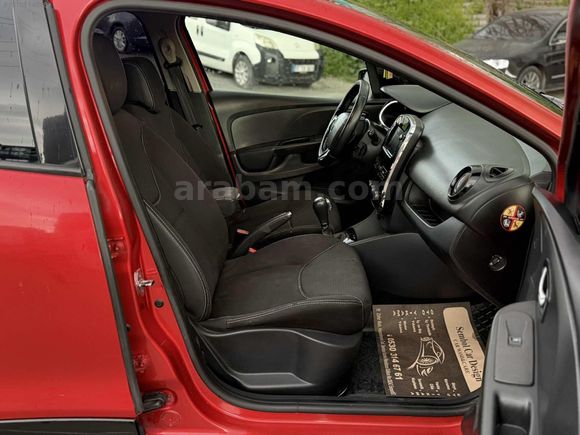 AUTO TİCARET RENAULT CLİO KIRMIZI OTOMATİK TOUCH PAKET DOLU