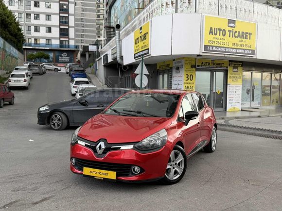 AUTO TİCARET RENAULT CLİO KIRMIZI OTOMATİK TOUCH PAKET DOLU