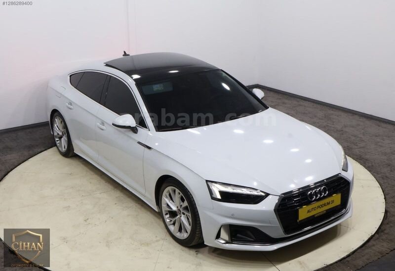 Galeriden Audi A5 Sportback 40 TDI Quattro Advanced 2024 Model Hatay 87.000 km Beyaz