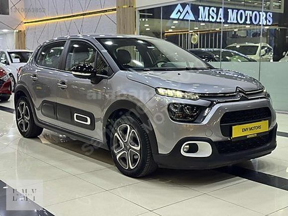 EMY MOTORS/2023 C3/50.ooKM/HATASIZ-BOYASIZ/BAKIMLI 1,19 KREDİ