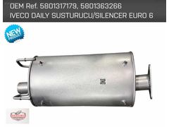 ŞAHANLAR EGZOZDAN E6 IVECO DAİLY SUSTURUCU 5801317179 5801363266
