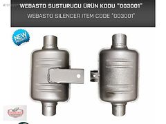ŞAHANLAR EGZOZDAN WEBASTO EGZOZ SUSTURUCU 7482382110 82382110