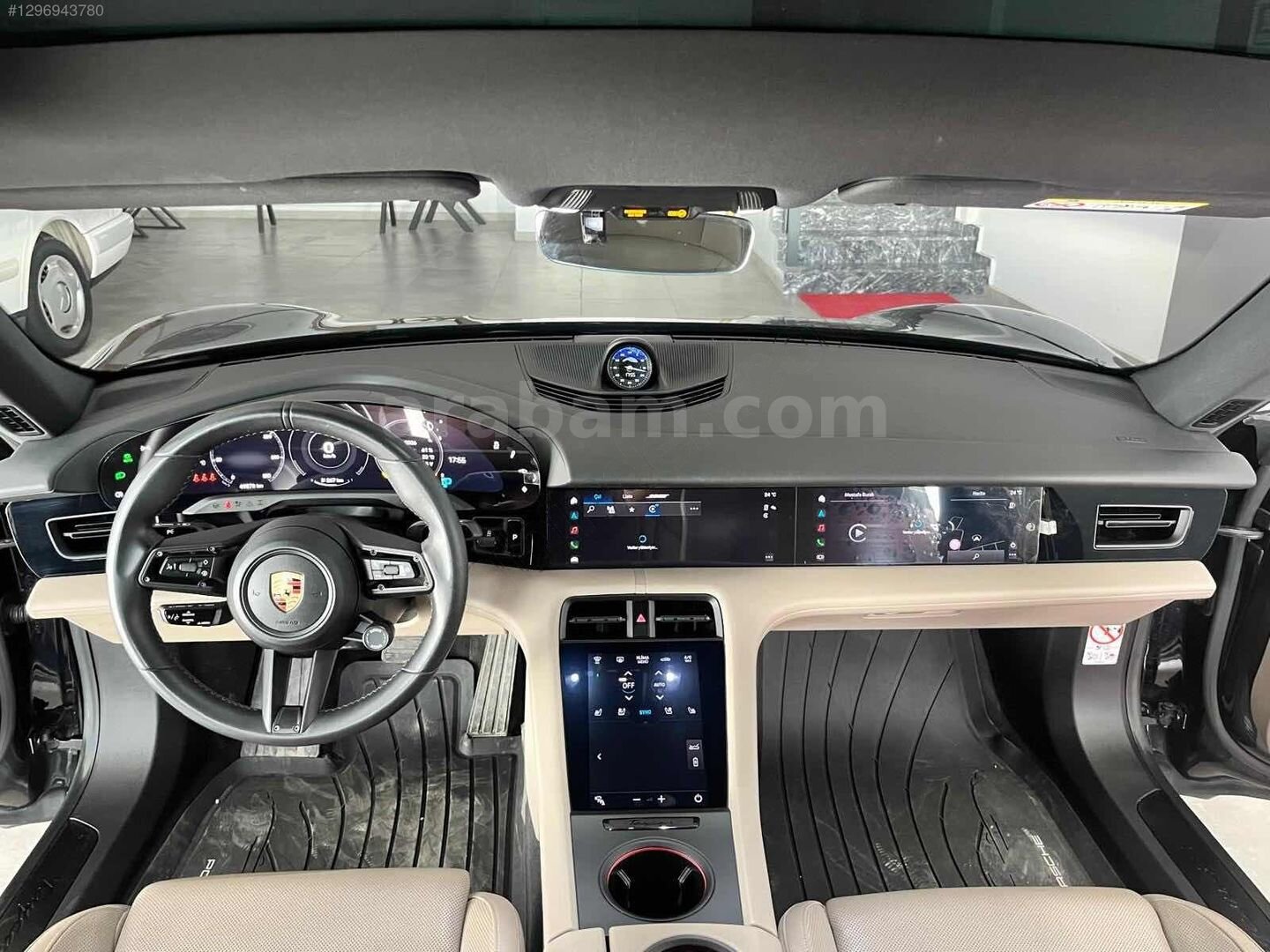 Galeriden Porsche Taycan Elektrik 4S Performance Plus 2022 Model Aksaray 53.000 km Siyah 2