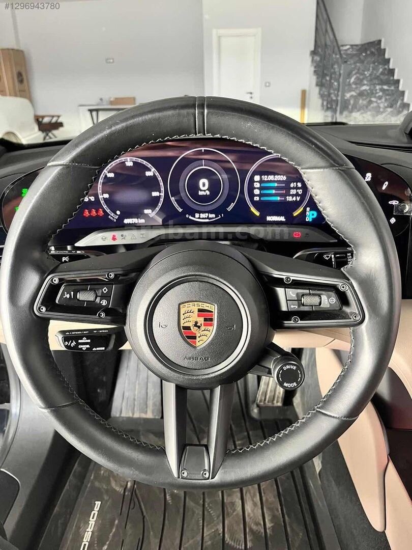 Galeriden Porsche Taycan Elektrik 4S Performance Plus 2022 Model Aksaray 53.000 km Siyah 4