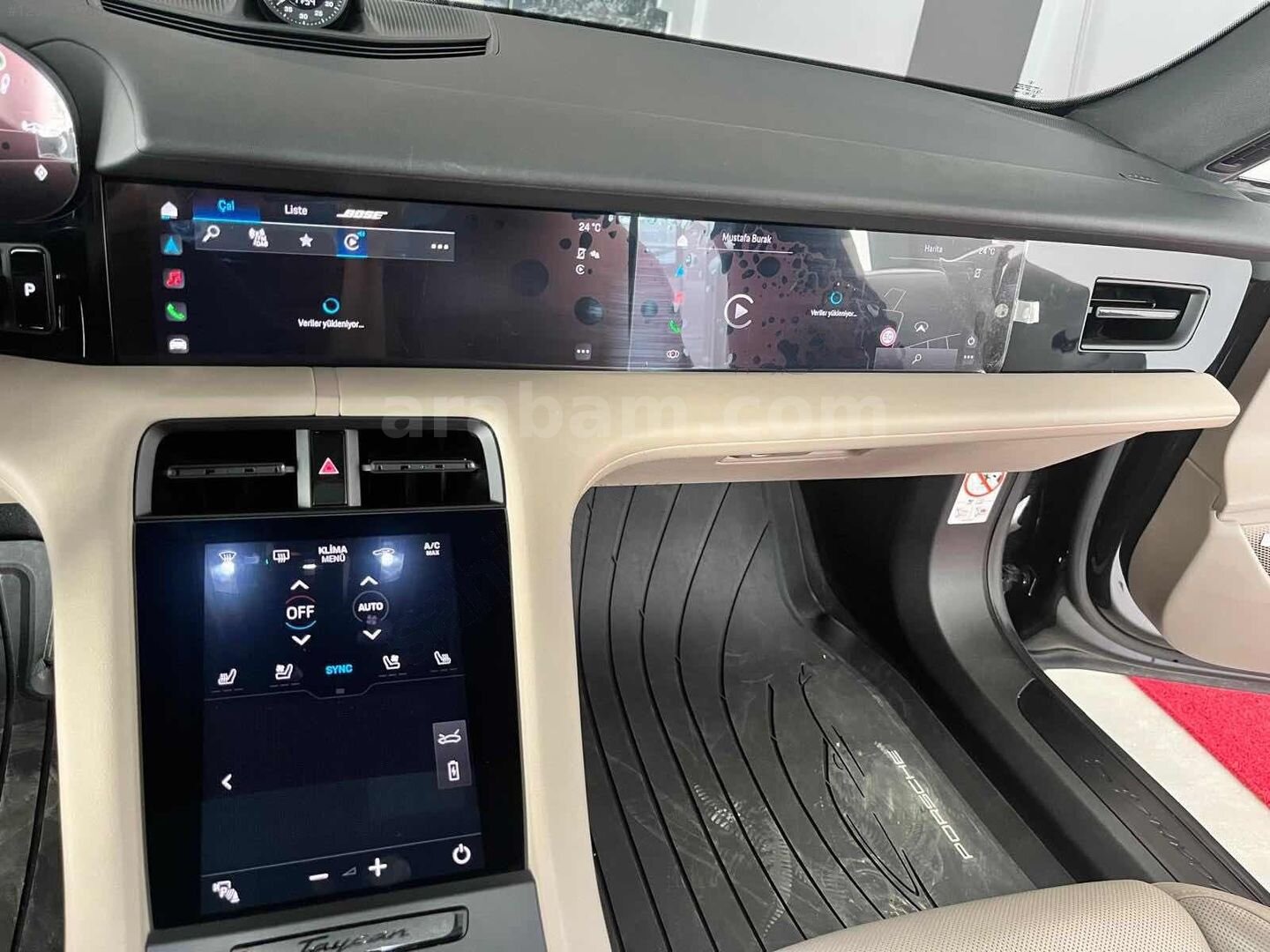 Galeriden Porsche Taycan Elektrik 4S Performance Plus 2022 Model Aksaray 53.000 km Siyah 6