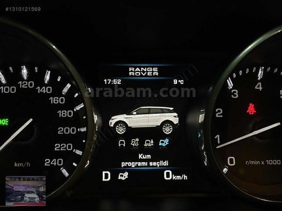 CİHAN|SADECE 42BİNKM 2012 EVOQUE CAM TAVAN D.ISITMA 20"JANT 4WD