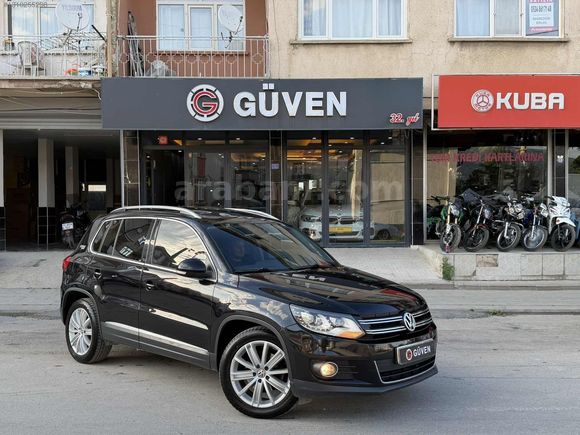 GÜVENDEN 2014 WV TİGUAN 100 KM DSG CAM TAVAN LED HATASIZ BOYASIZ
