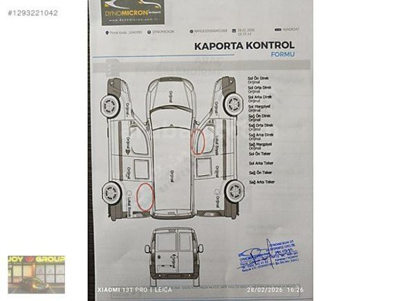 JOY OTOMOTİV DEN HATASIZ PREMİO PLUS DOBLO