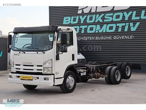 MBS BÜYÜKSOYLU'DAN 2012 ISUZU NPR 3D 10 TEKER ŞASE KAMYON
