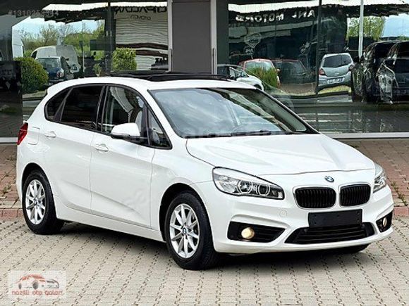 2015 İLKEL BMW 216d YETKİLİ SERVİS BKMLI SUNROOF 65binKM BOYASIZ