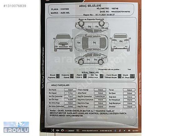 EROĞLU OTOMOTİVDEN ÇOK TEMİZ A6 FULL