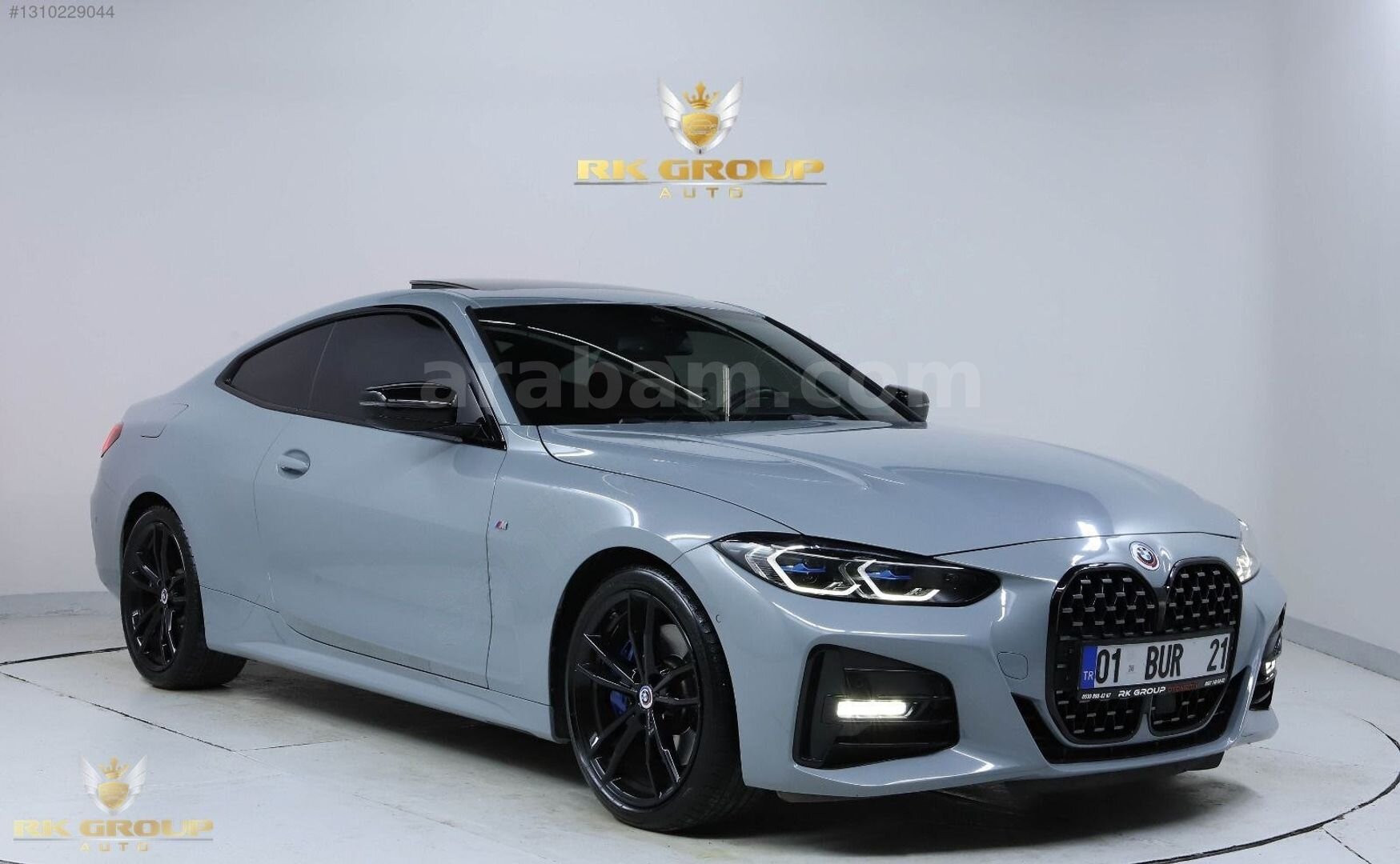 Galeriden BMW 4 Serisi 420i M Sport 2023 Model Adana 32.500 km Gri 2