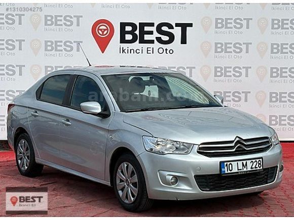 BEST 2.EL'DEN %0 FAİZ ORANI İLE CİTROEN C-ELYSEE 1.6 (2016)